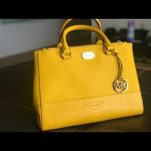 Michael Kors Yellow Purse